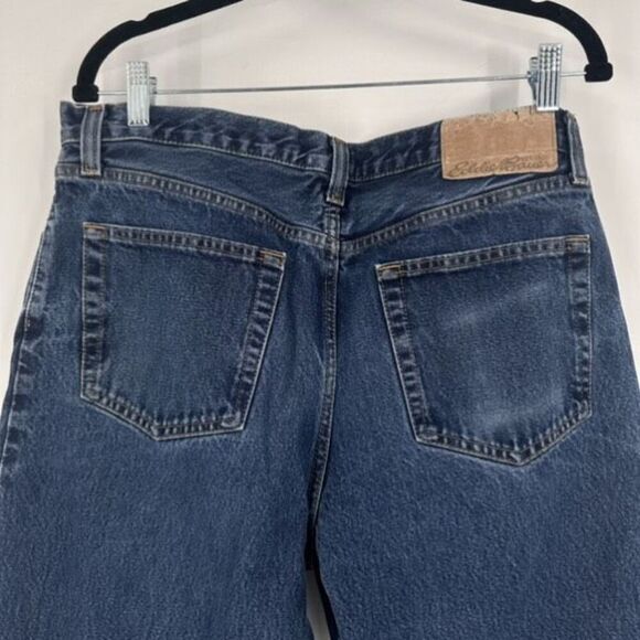 Eddie Bauer 2014 Men's Denim Medium Wash Denim‎ Blue Jeans Size 34 x 34 Relaxed - Picture 9 of 14